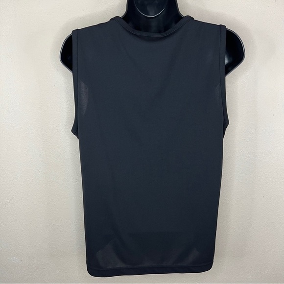 Express Vintage Black Sleeveless Fitted Tank Stretch Y2k 90s Fits Like Medium - Picture 5 of 6